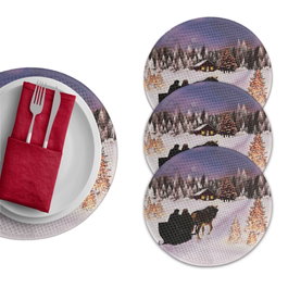Hermia Manteles Individuales Multicolor Pack de 4
